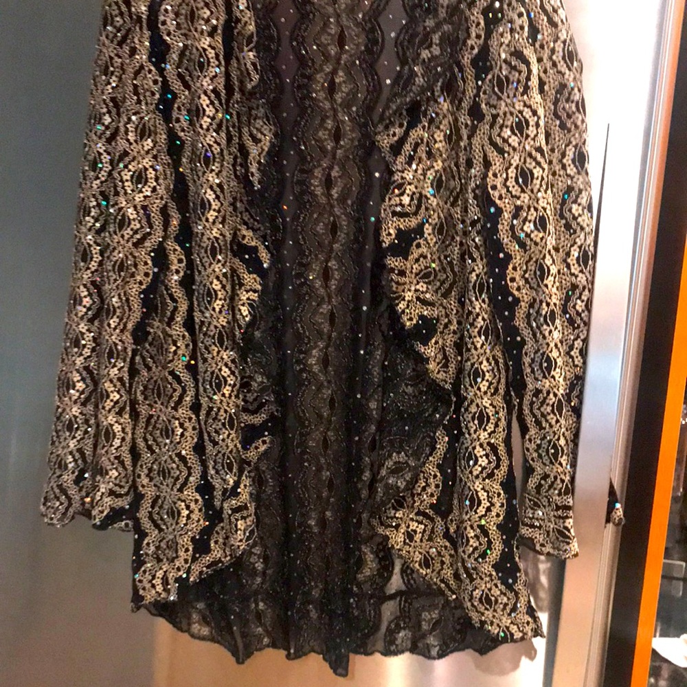 Draper Damon Womens Dressy Gold/Black Jacket